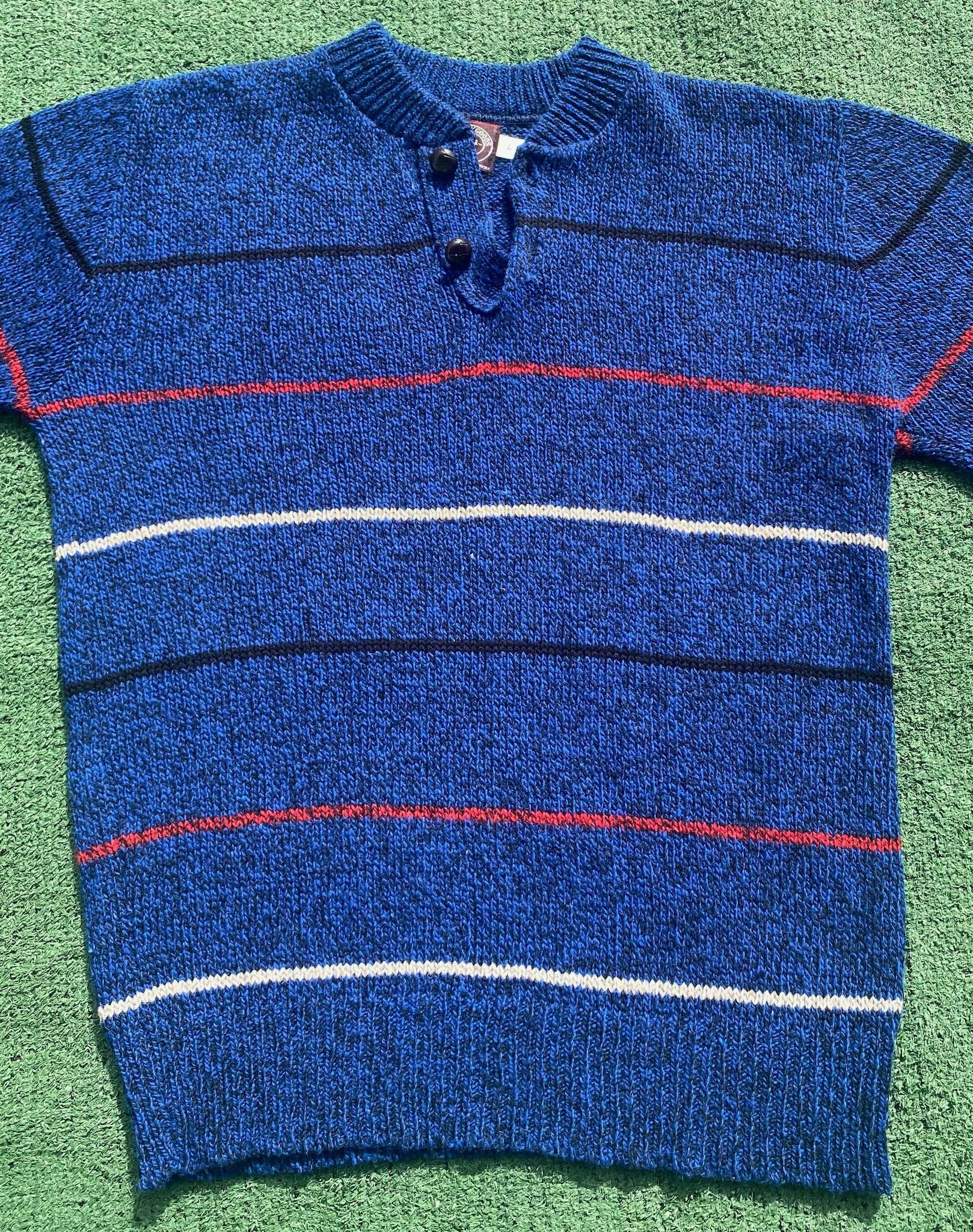 Vintage 90’s Victoria Dry Goods Striped Wool Blend Sweater Medium Size US M / EU 48-50 / 2 - 3 Thumbnail