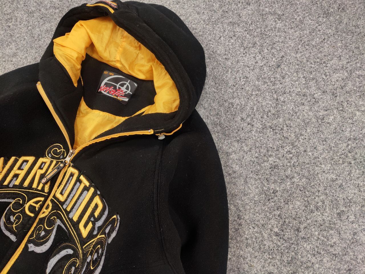 Narcotic GDC Vintage Narcotic Wear Baggy logo Fleece Jacket Y2K Style Size US M / EU 48-50 / 2 - 4 Thumbnail