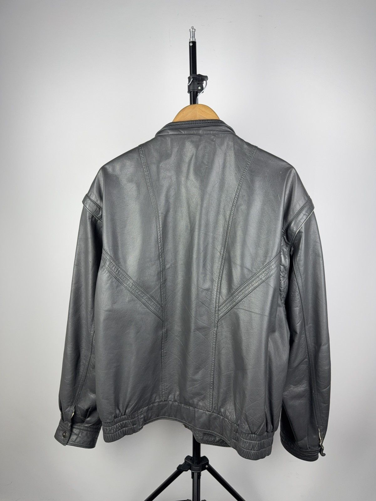 Vintage Vintage 90s Avant Garde Leather Biker MOTO Y2K Jacket Size US M / EU 48-50 / 2 - 10 Thumbnail