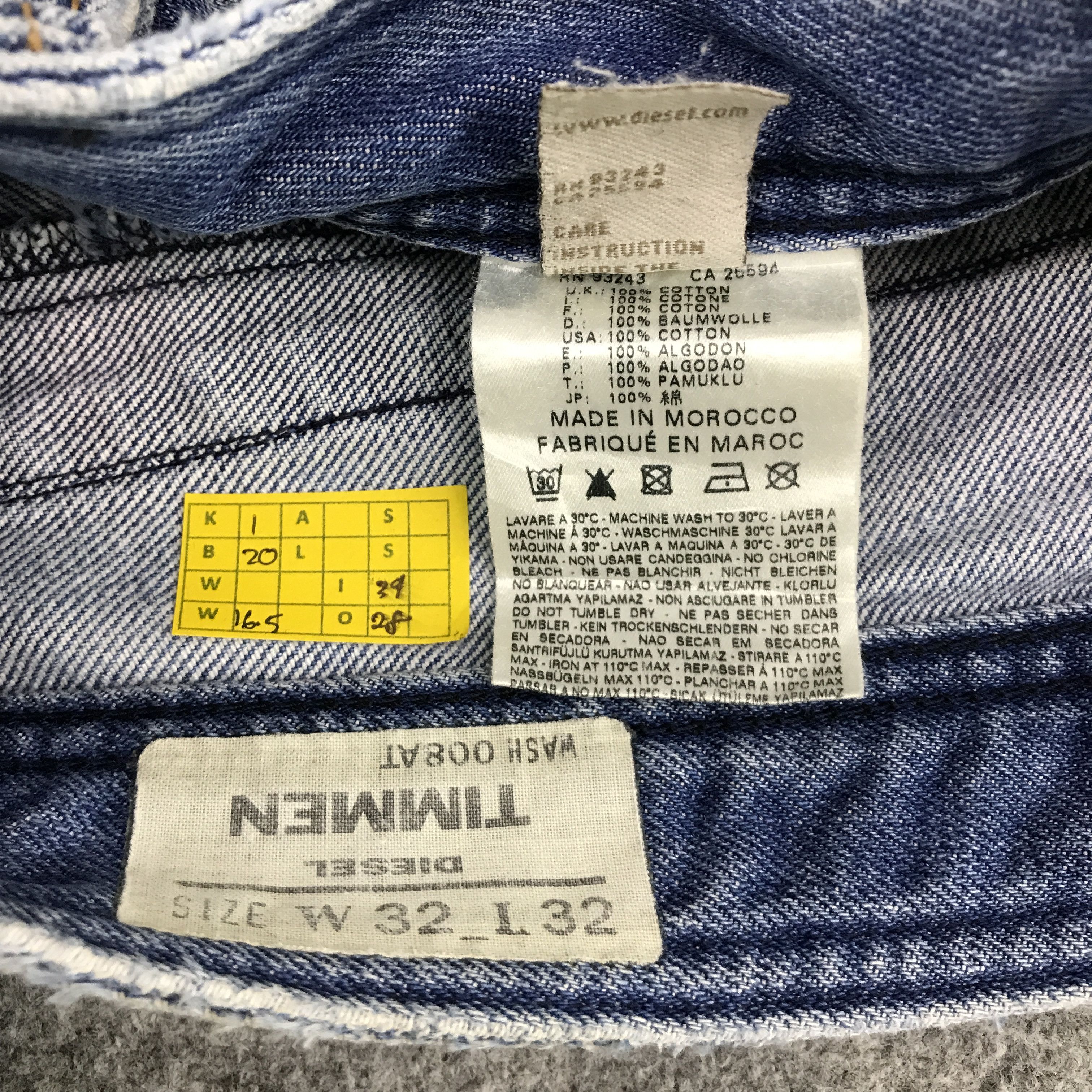 Diesel Diesel distressed Style Japan jean pants Size US 32 / EU 48 - 10 Thumbnail