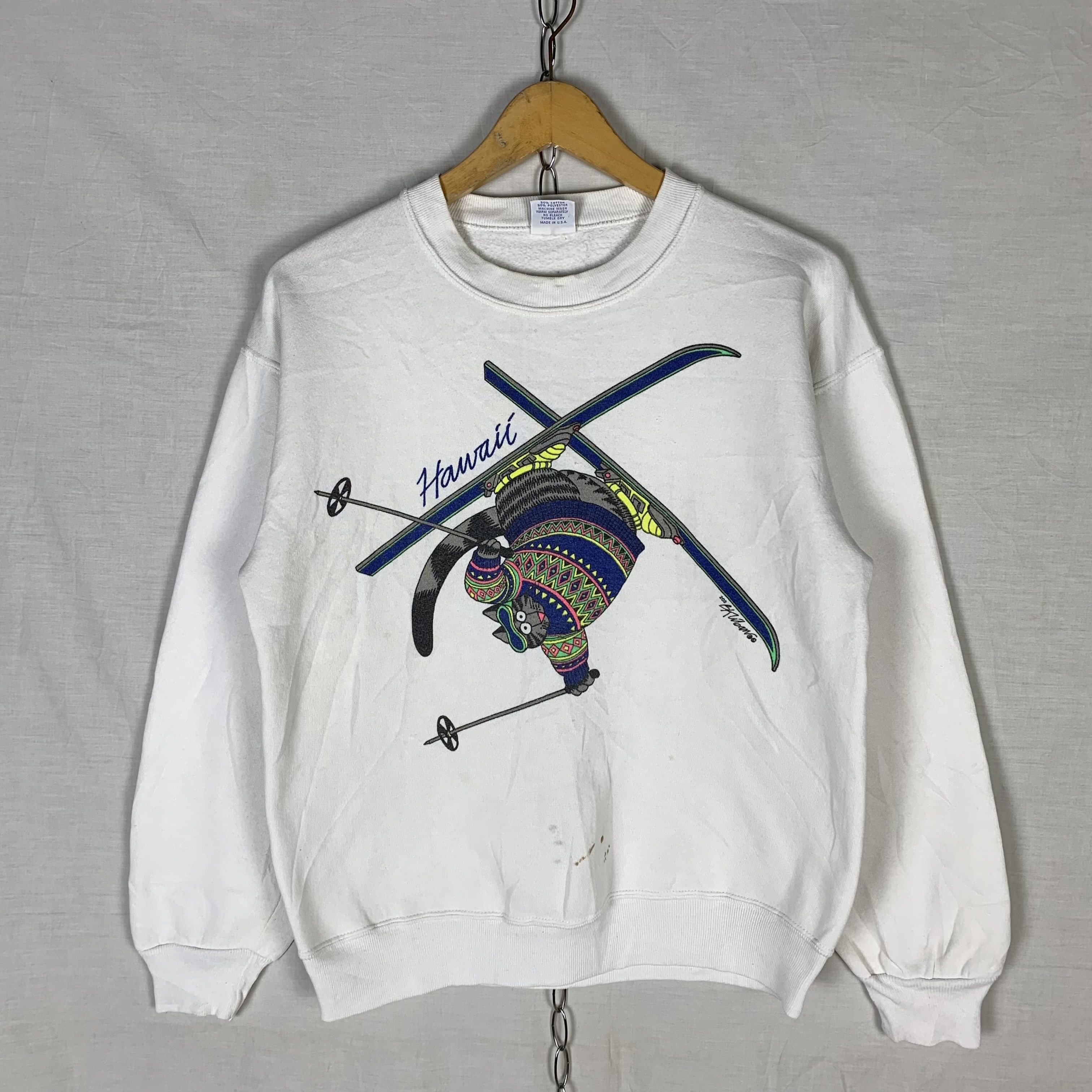 Vintage Vintage Crazy Shirts Sweatshirt Crewneck Size US S / EU 44-46 / 1 - 1 Thumbnail