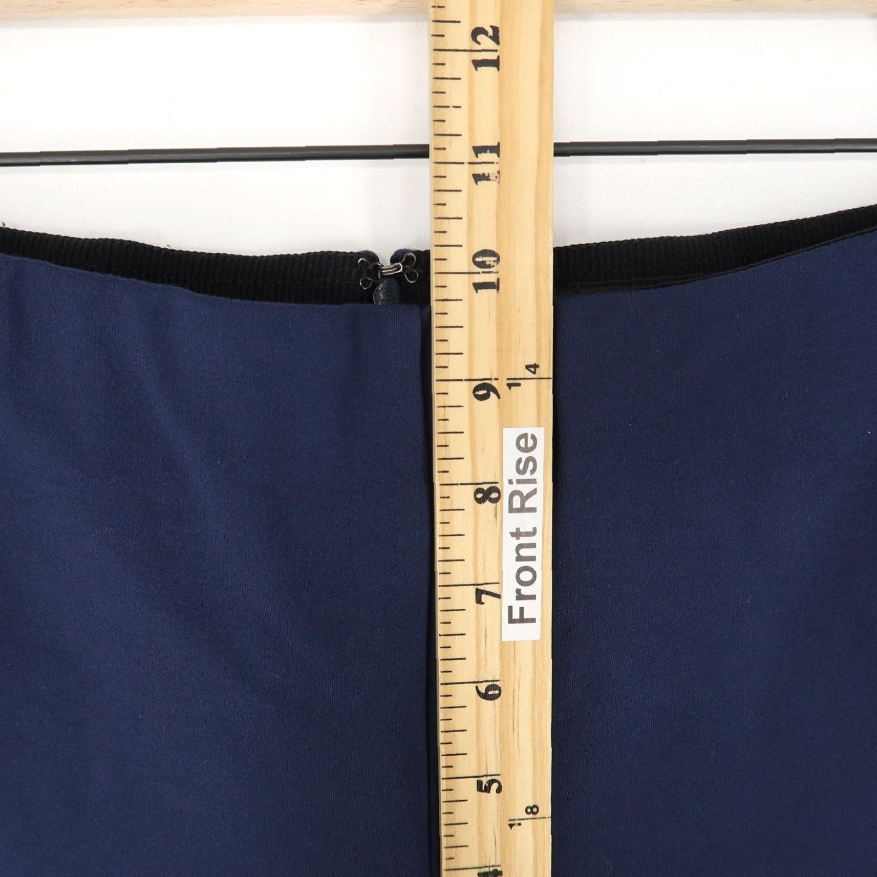 Rag & Bone rag & bone Simone Pants Womens 6 Blue Slim Fit Back Zip Capri Ponte Shirt Size 28" / US 6 / IT 42 - 6 Thumbnail