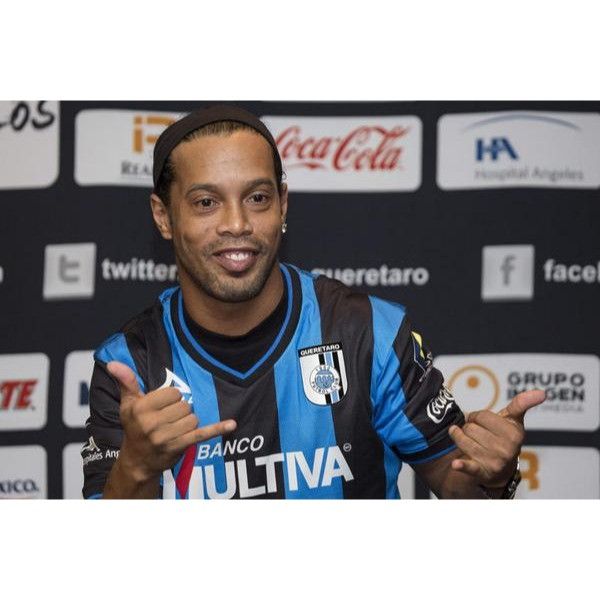 Other Ronaldinho Queretaro PLAYER ISSUE 2014 2015 Soccer Jersey Size US L / EU 52-54 / 3 - 10 Thumbnail