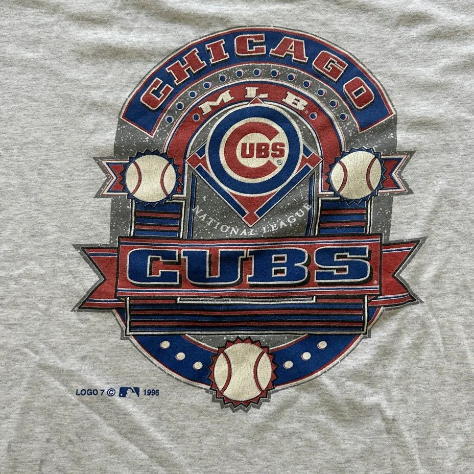 Logo 7 Vintage MLB Chicago Cubs 1996 Logo 7 T-Shirt Size XXL Size US XXL / EU 58 / 5 - 2 Thumbnail