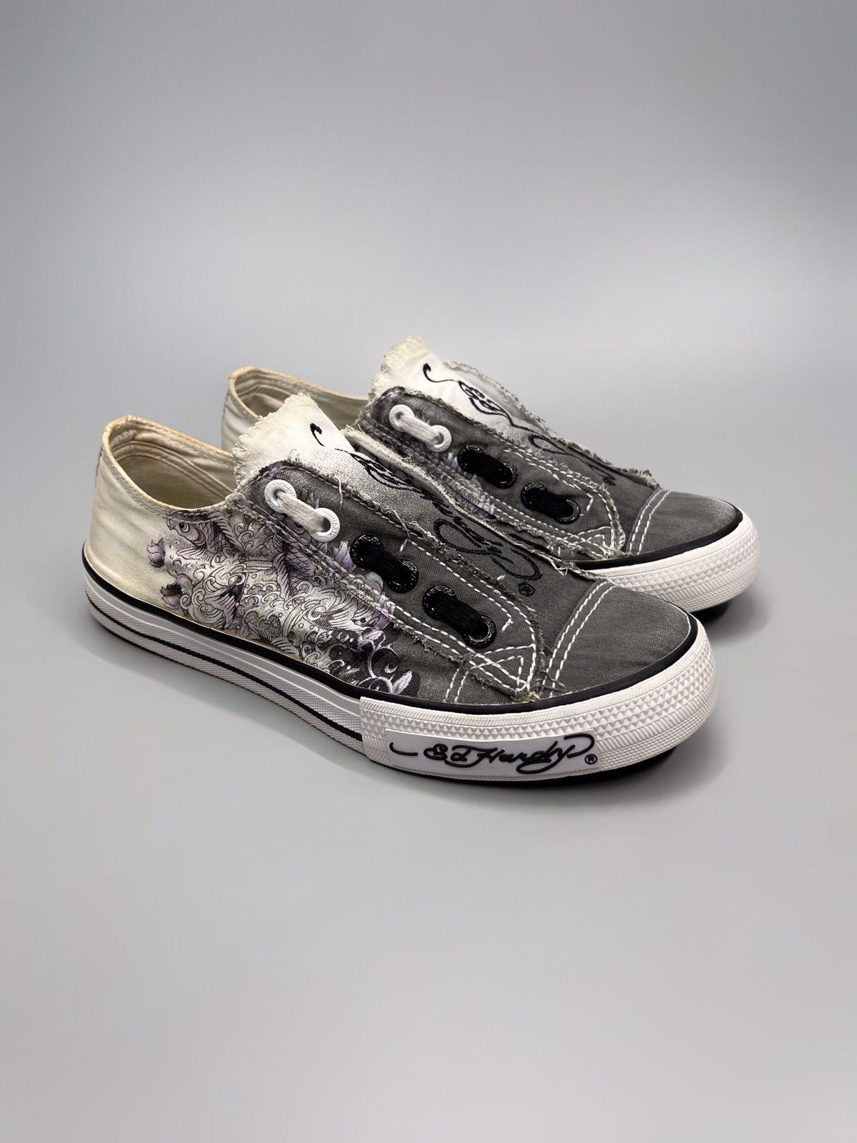 Ed Hardy × Vintage Y2k Ed Hardy By Christian Audigier Sneakers Size US 7 / IT 37 - 1 Thumbnail