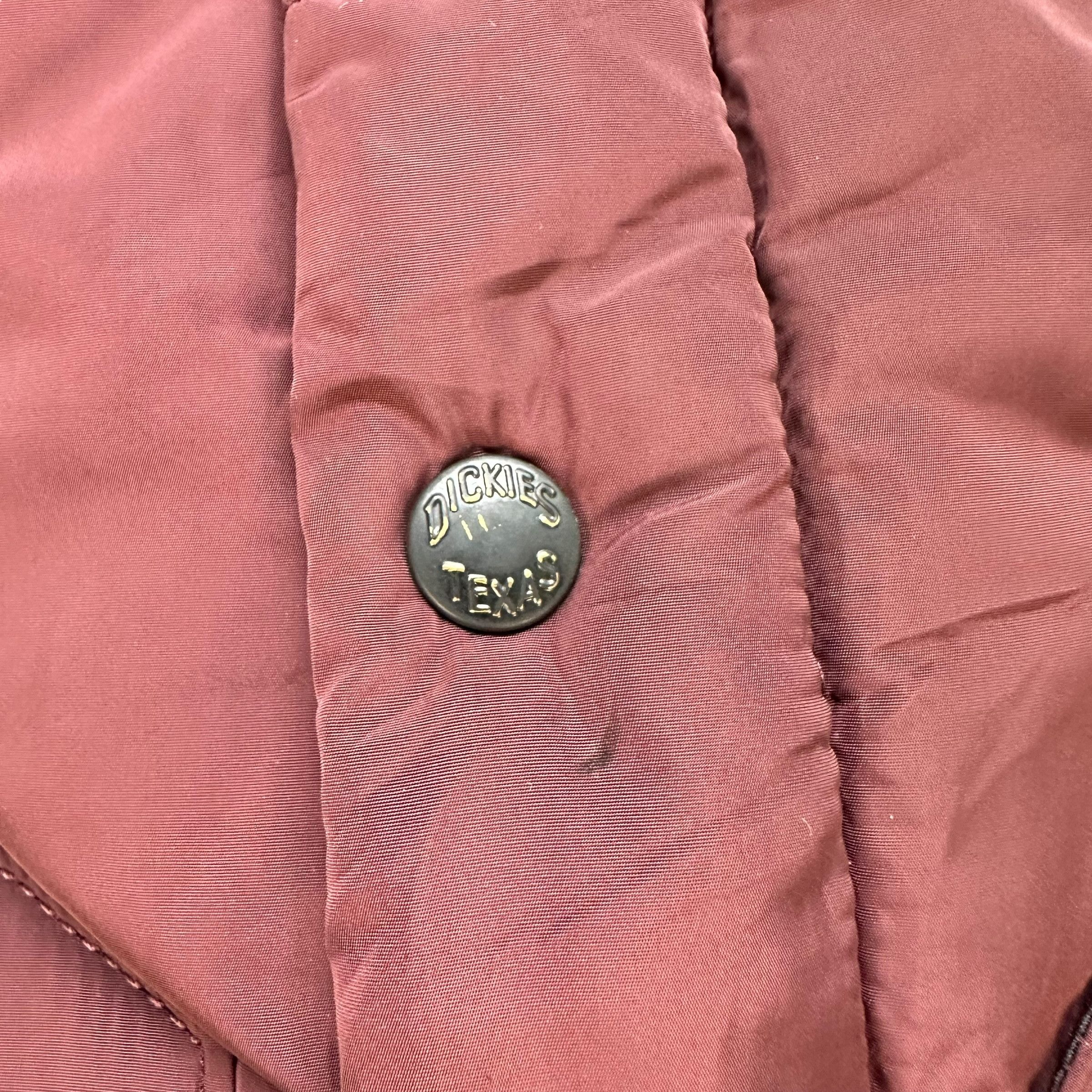Dickies Vintage DICKIES Texas Maroon Puffer Vest #A78-1903 Size US M / EU 48-50 / 2 - 6 Thumbnail