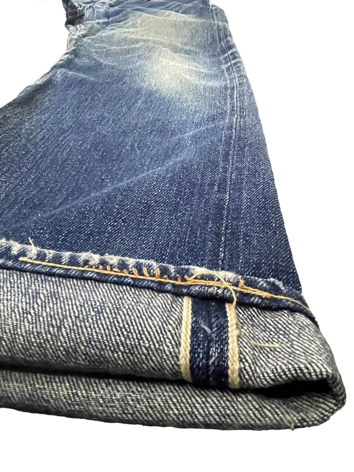 Denime Vintage Denime Orizzonti Selvedge Faded Distresed Denim Size US 30 / EU 46 - 4 Thumbnail