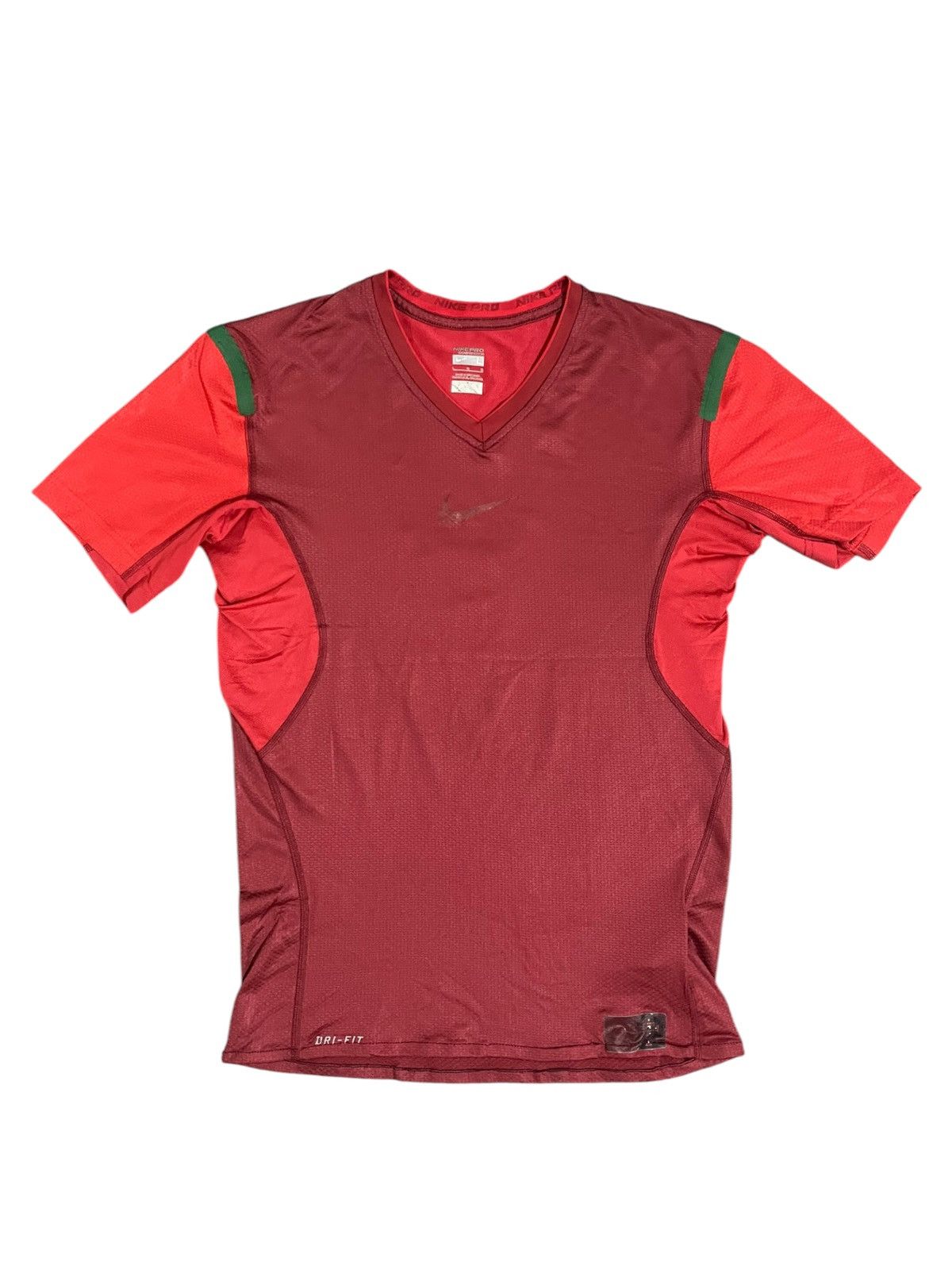 Nike NIKE PRO Portugal Player Issue Compression Training Jersey Size US M / EU 48-50 / 2 - 1 Thumbnail
