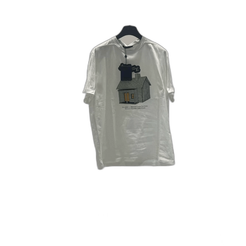 Louis Vuitton Louis Vuitton House Print Short Sleeve T-Shirt-yf Size US XXL / EU 58 / 5 - 1 Thumbnail