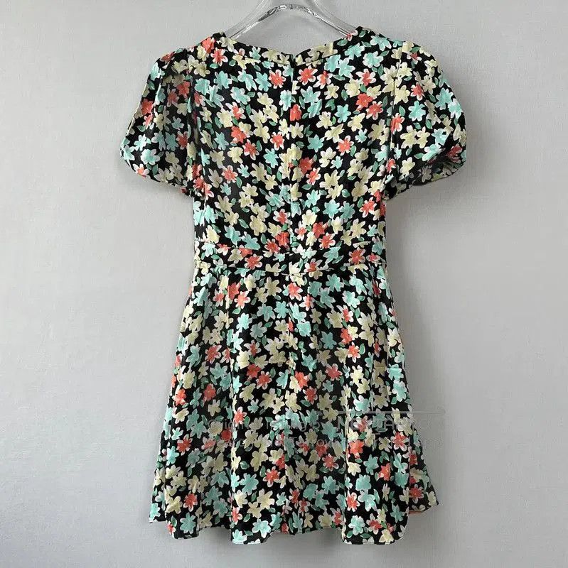 Yves Saint Laurent YSL Floral Print Summer Dress Medium . Size M / US 6-8 / IT 42-44 - 2 Thumbnail