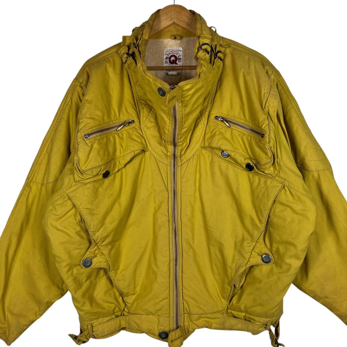 Le Grande Bleu (L.G.B.) 🔥 Scaramouche Kazu Bono Utility Pocket Bomber Jacket Size US L / EU 52-54 / 3 - 4 Thumbnail