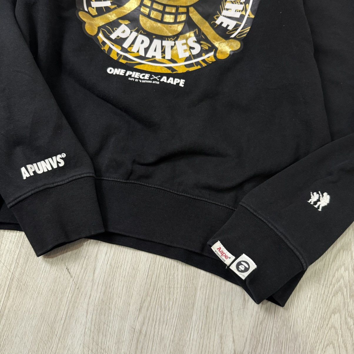 Aape Aape x One Piece by A bathing Ape APUNVS sweatshirt black Size US L / EU 52-54 / 3 - 3 Thumbnail