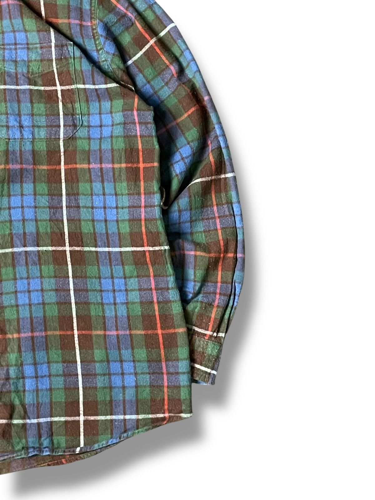 L.L. Bean × Vintage L.L Bean Scotch Plaid Flannel Shirt (54) Size US XL / EU 56 / 4 - 3 Thumbnail