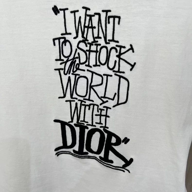 Dior Dior Stussy Embroidered Short Sleeve Tshirt-2506 Size US S / EU 44-46 / 1 - 5 Thumbnail