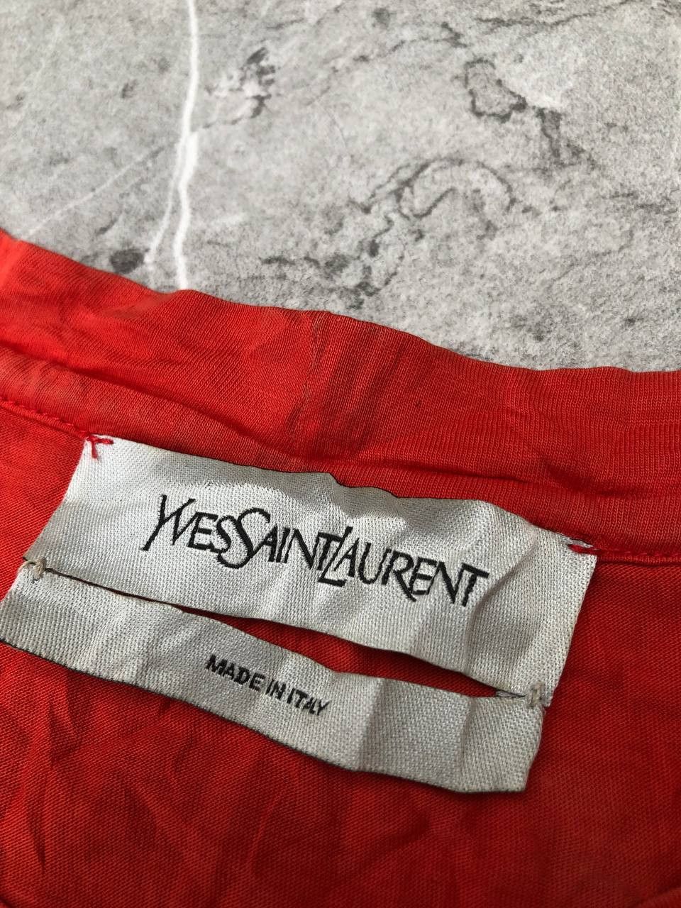 Yves Saint Laurent Vintage YvesSaintLauren Logo Tee Size S / US 4 / IT 40 - 5 Thumbnail