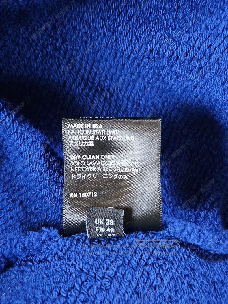 Amiri Amiri Little Devil Distressed Hoodie Blue Size US M / EU 48-50 / 2 - 7 Thumbnail
