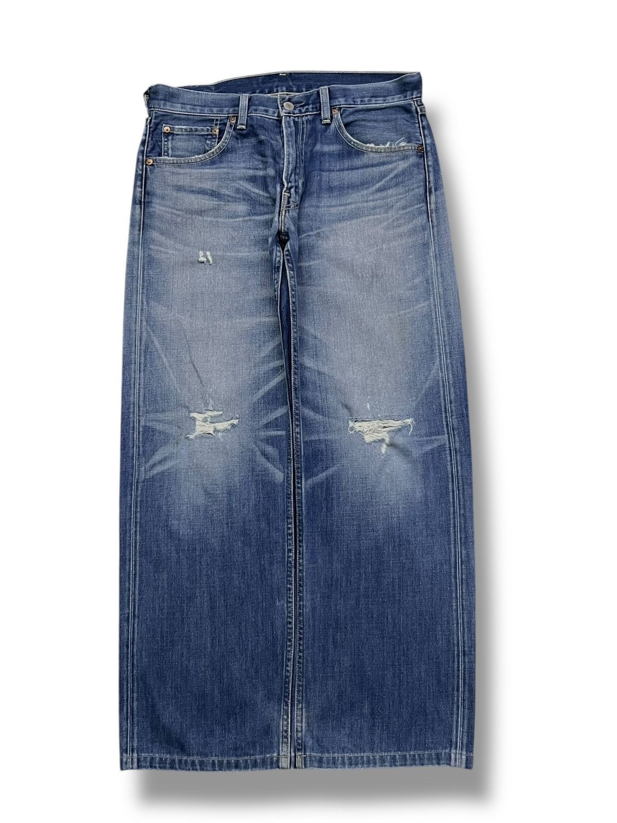 Levi's Baggy Vintage 06s Levi’s 503- Faded Wash, Distressed Denim Size US 33 - 2 Thumbnail