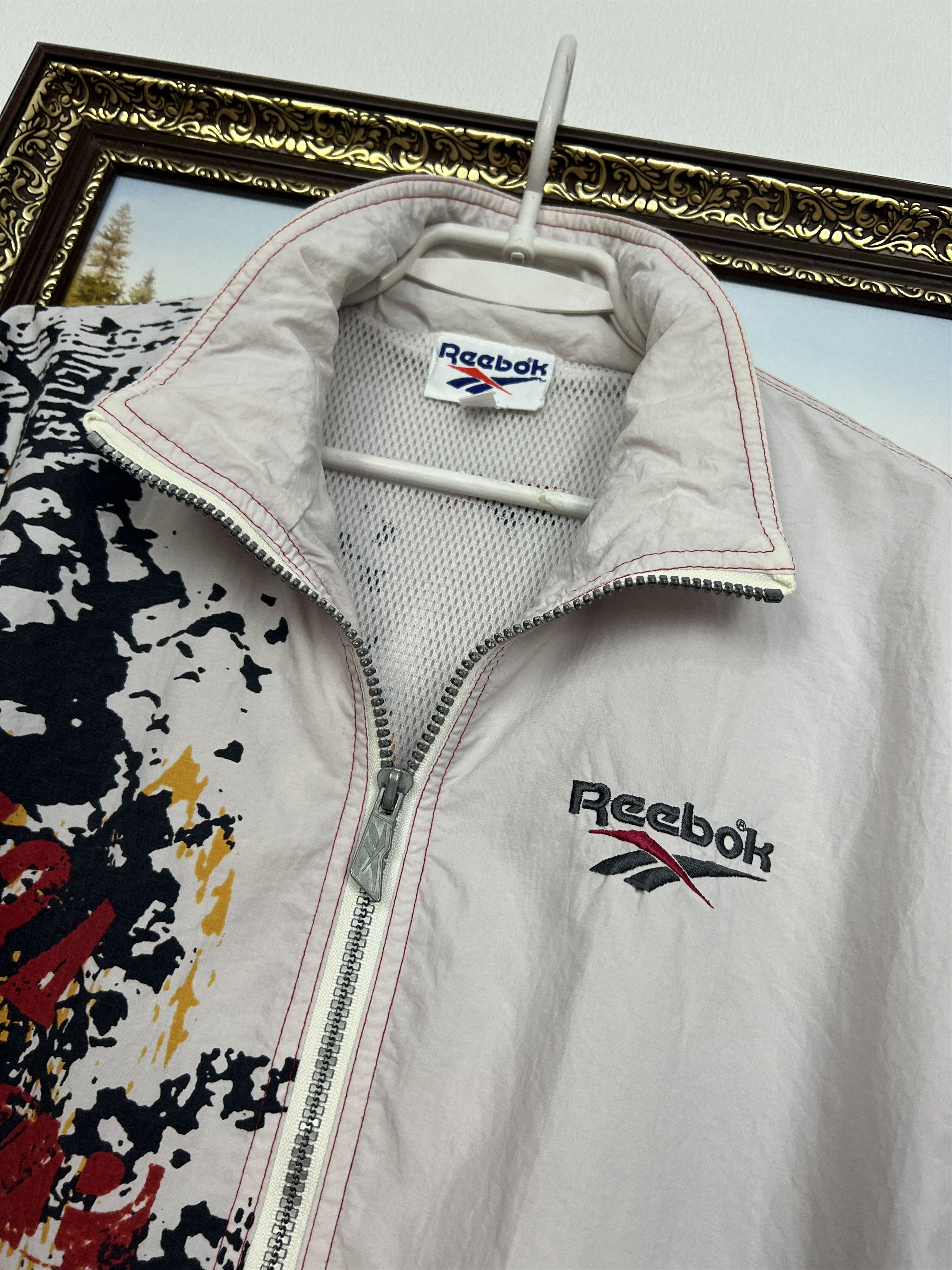 Vintage 90's Tennis Jacket Zip Track Top Rare Hype Sport