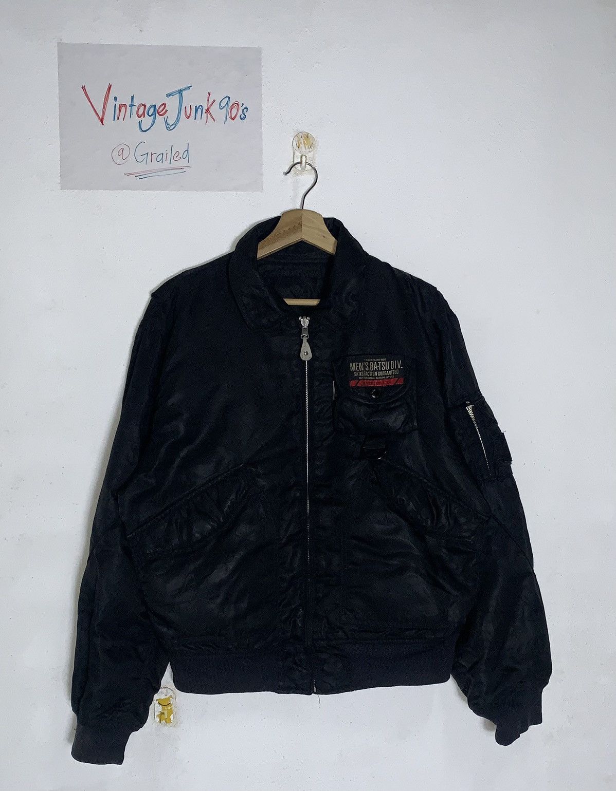 Vintage Vintage BATSU MAN Racing Jacket Size US M / EU 48-50 / 2 - 1 Thumbnail