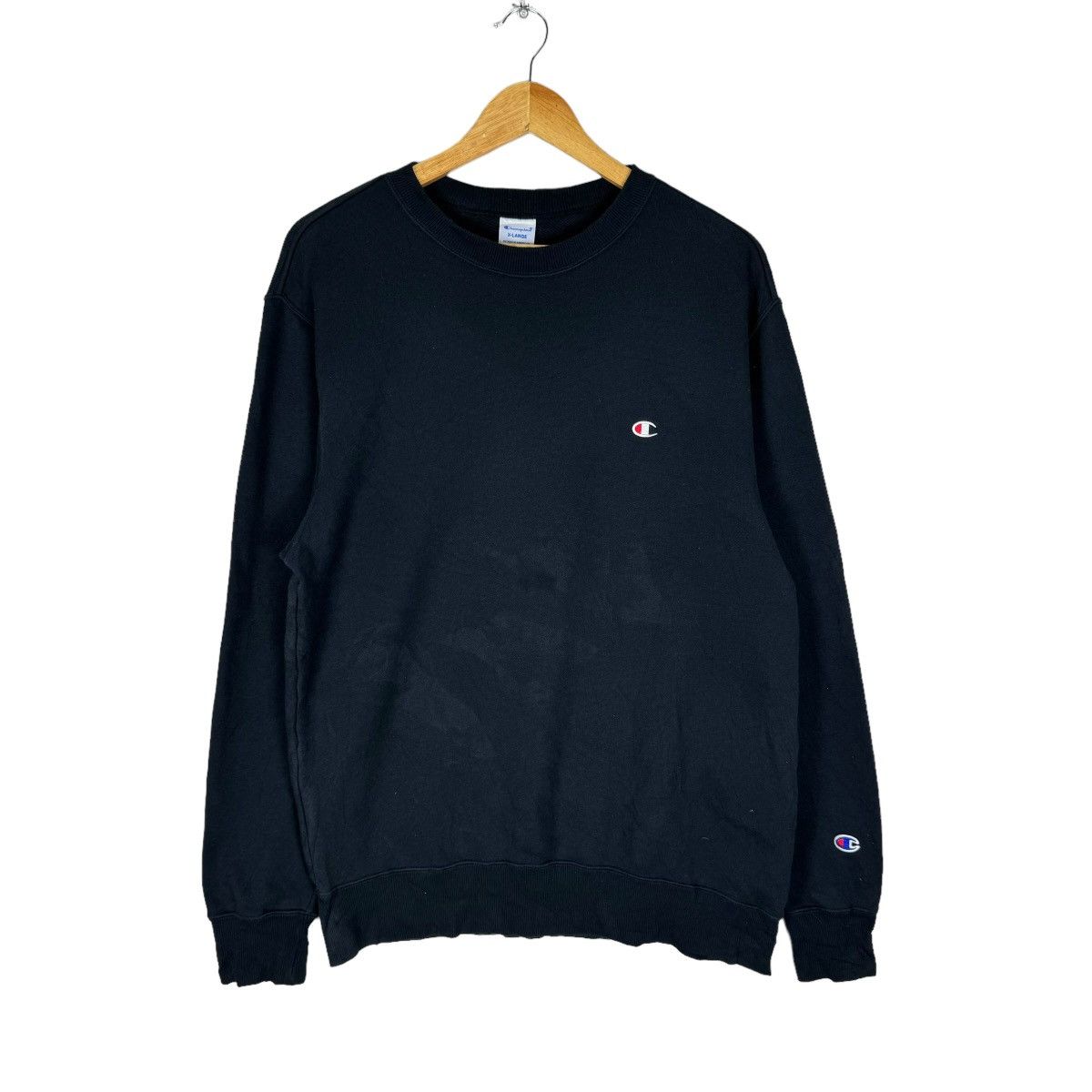 Champion × Vintage ⚡️CHAMPION SMALL LOGO CREWNECK SWEATSHIRT Size US XL / EU 56 / 4 - 1 Thumbnail
