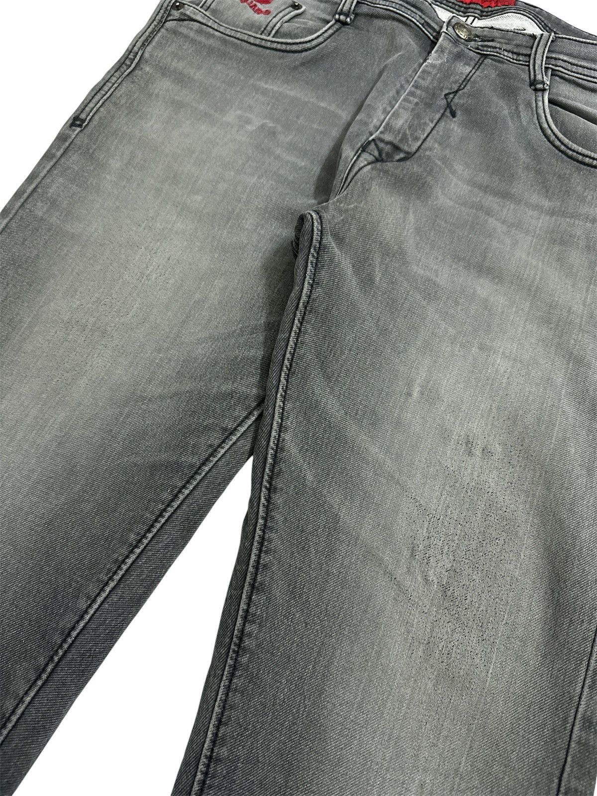 GOA Dsquared2 Washed Grey Jeans Amiri Junya Watanabe Style Jeans Size US 36 / EU 52 - 4 Thumbnail