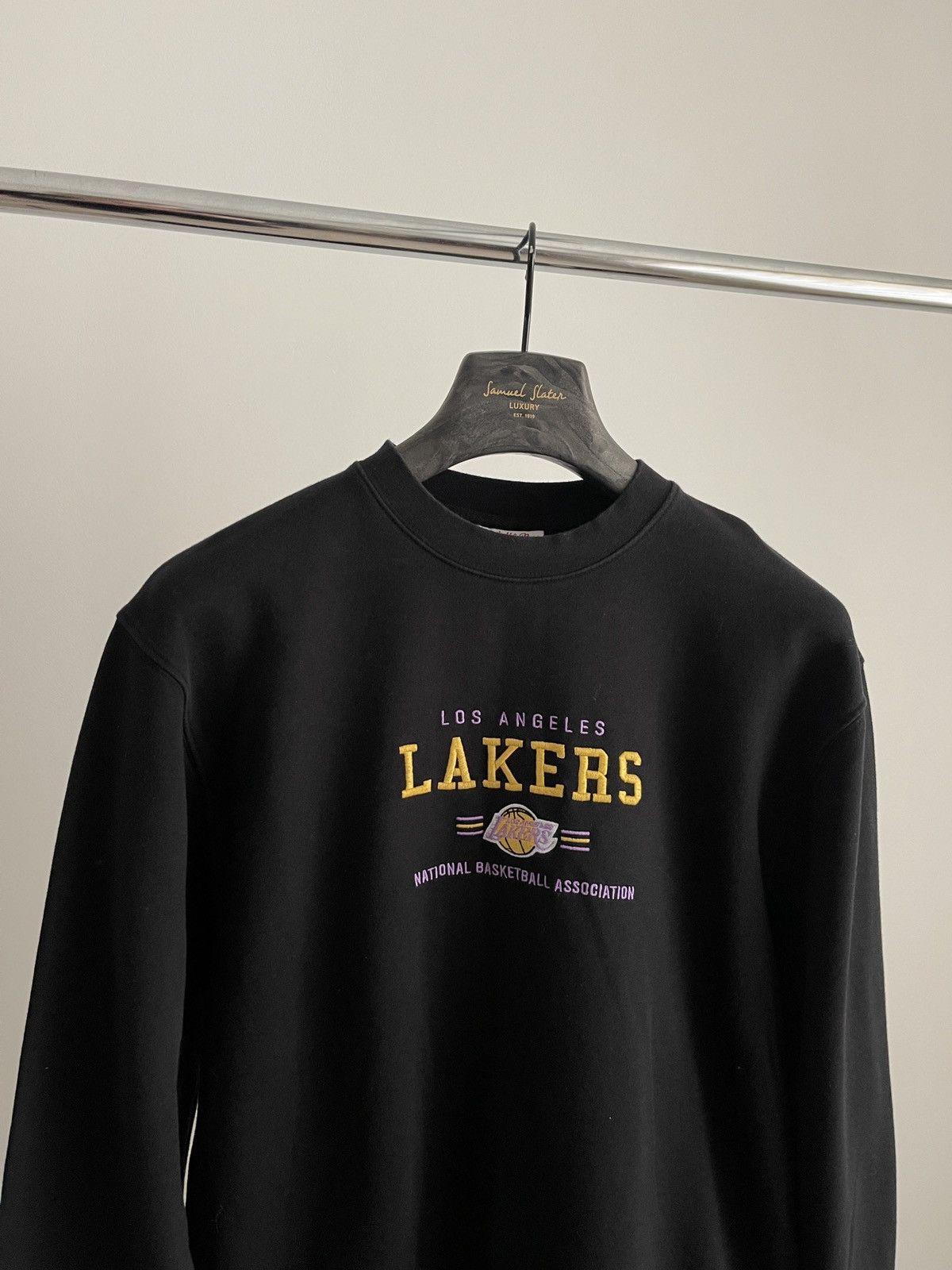 Mitchell & Ness Lakers sweatshirt black men’s big logo Mitchell&Ness USA Size US M / EU 48-50 / 2 - 2 Thumbnail