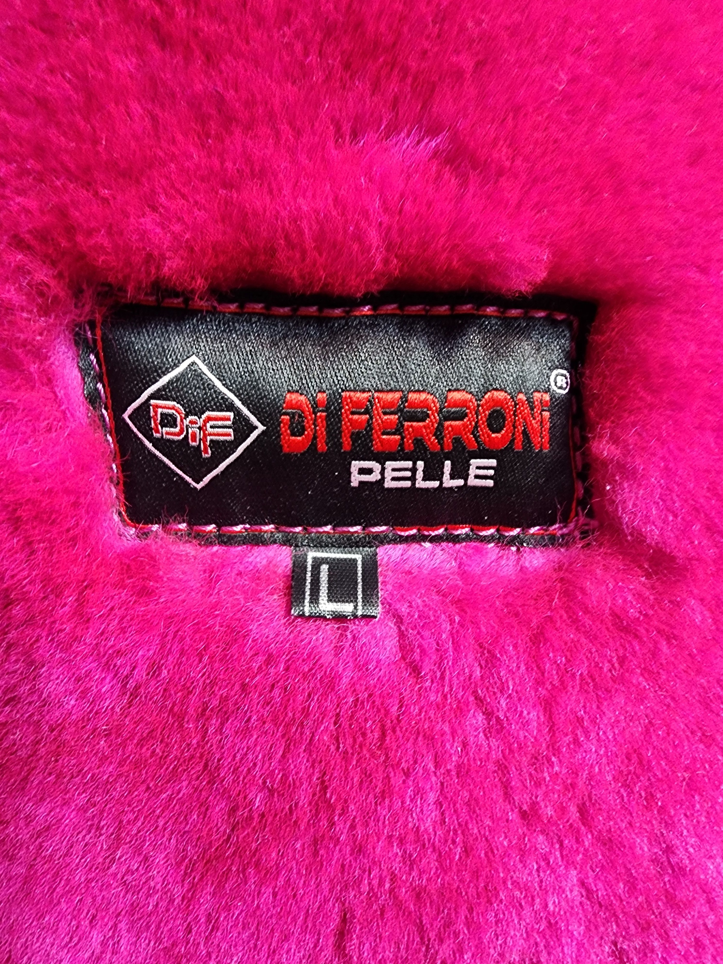 Furla Pink Women's Sheepskin Jacket: Genuine Fur Coat. Size L / US 10 / IT 46 - 8 Thumbnail