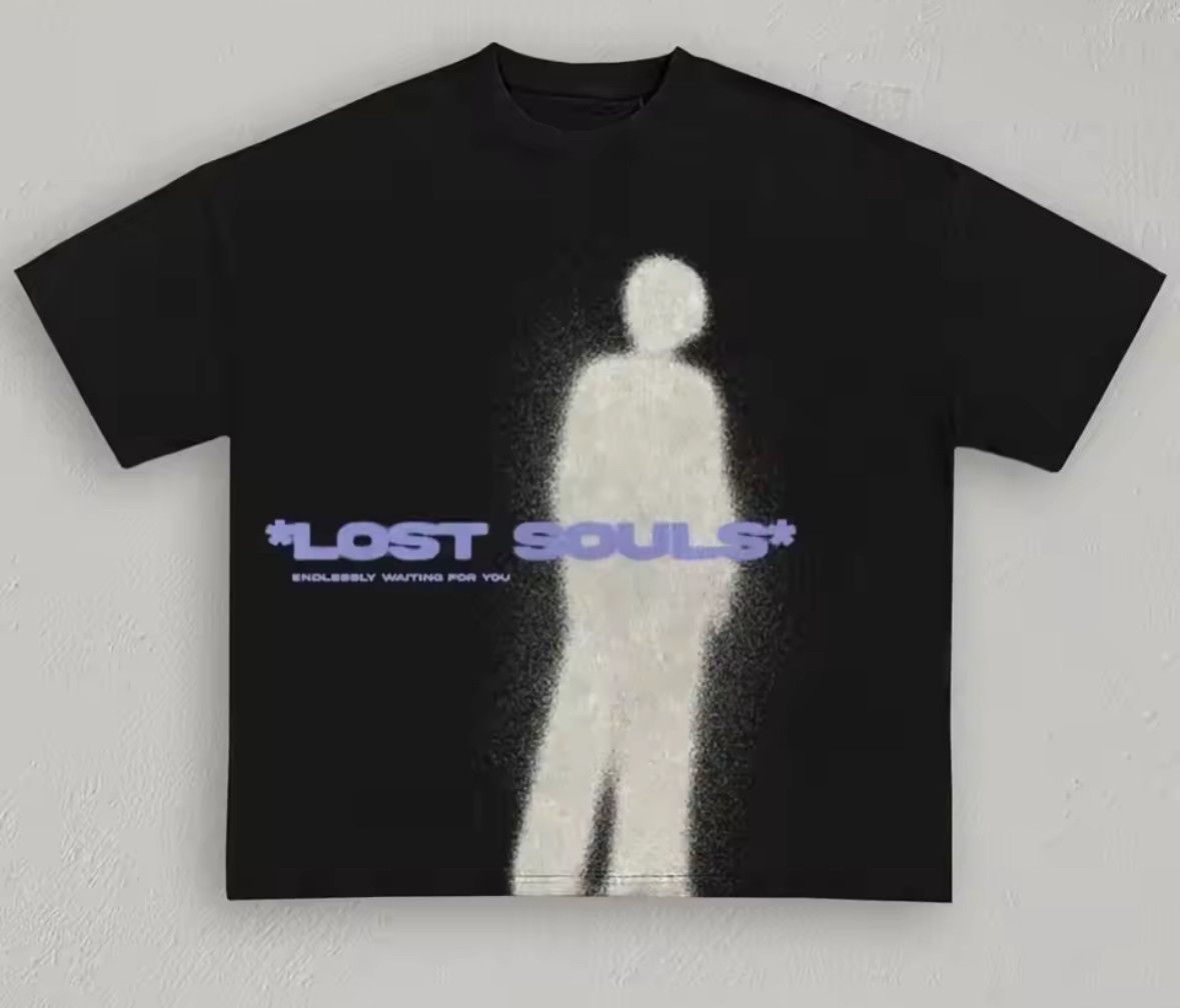 Japanese Brand Gothic 90s Streetwear Lost Souls T-Shirt Punk Graphic Tees Size US XXL / EU 58 / 5 - 1 Thumbnail