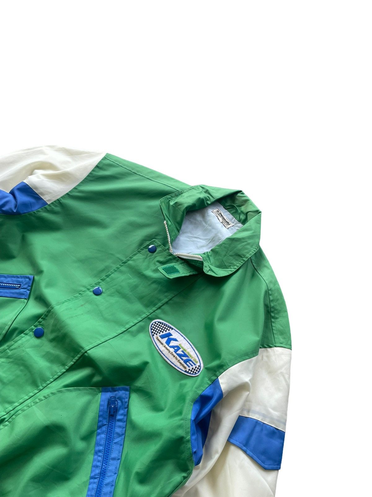 Japanese Brand × Vintage Vintage Kaze Kawasaki Riders Club Jacket Size US L / EU 52-54 / 3 - 3 Thumbnail