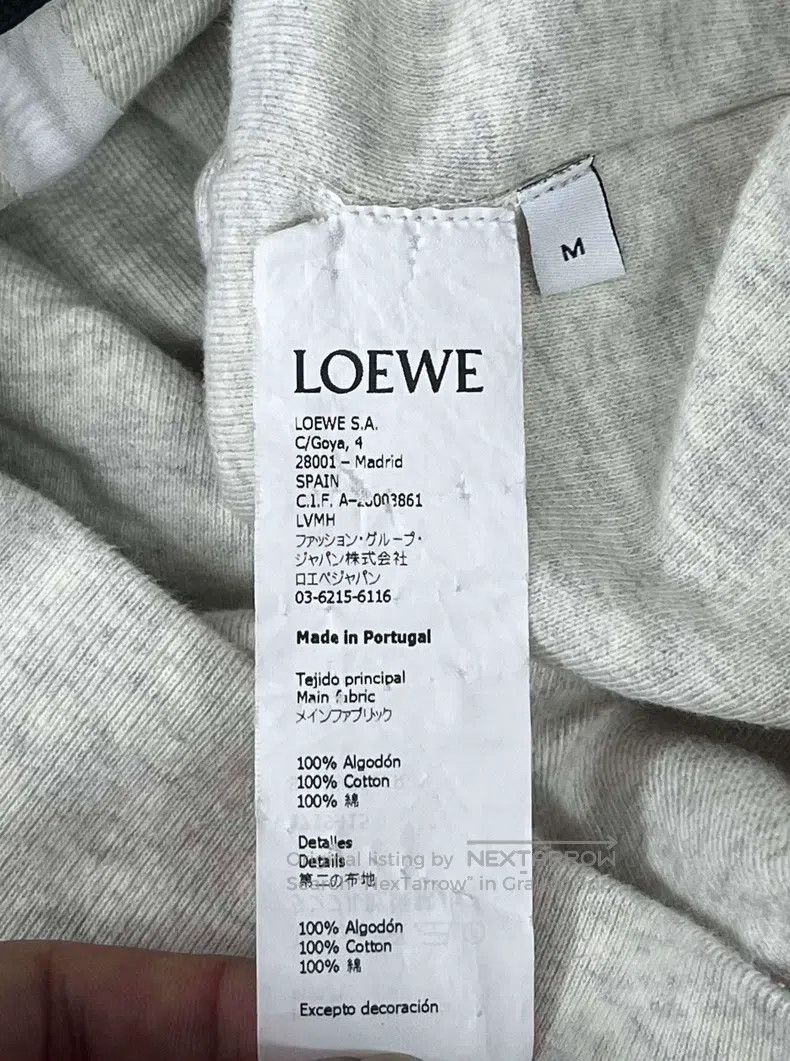 Loewe Loewe Gray Embroidered Logo Round Neck Sweatshirt Size US M / EU 48-50 / 2 - 4 Thumbnail