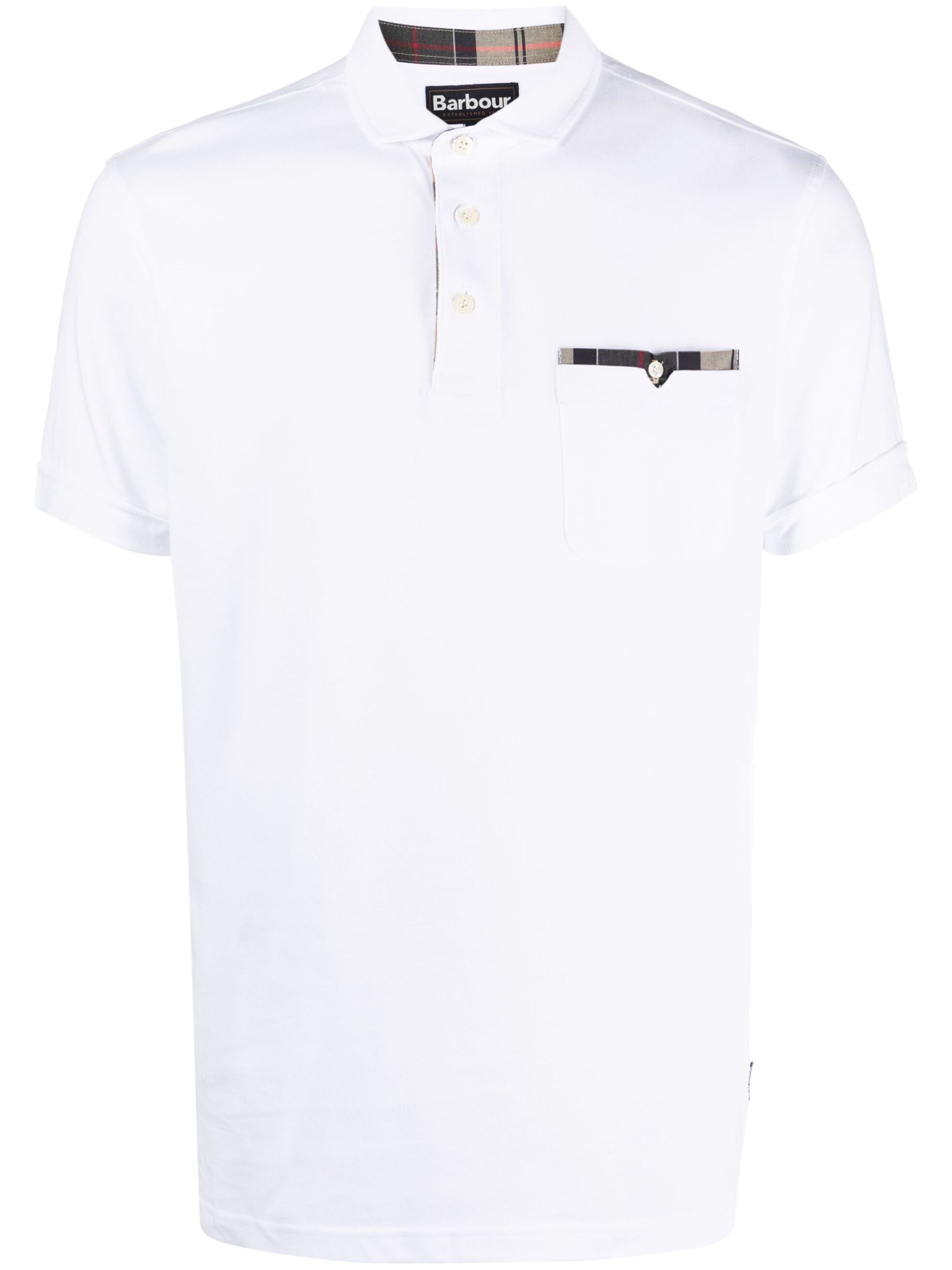 Barbour o1y1224 Logo Polo Shirt in White Size US S / EU 44-46 / 1 - 1 Thumbnail
