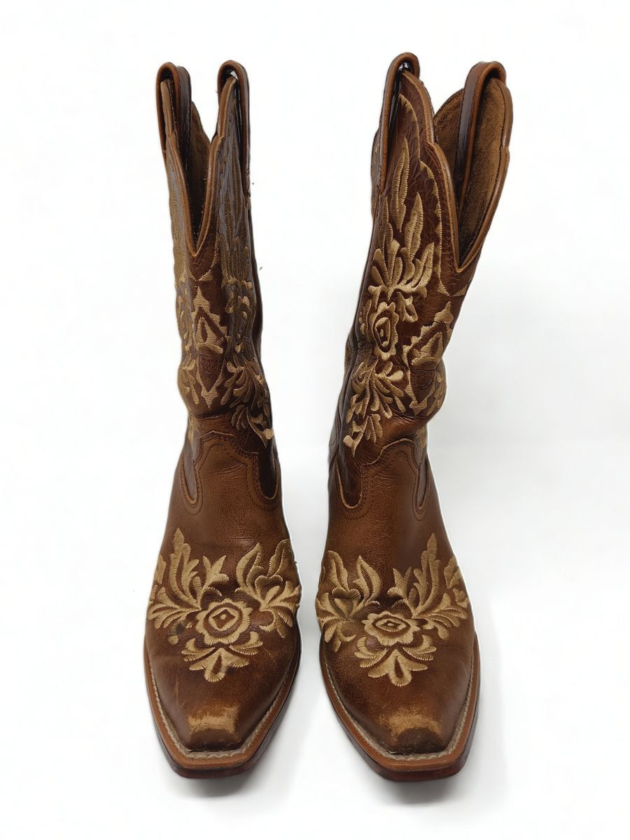 Ariat Ariat Unbridled Roxanne Western Cowboy Boots Sz 7B Leather Size US 7 / IT 37 - 4 Thumbnail