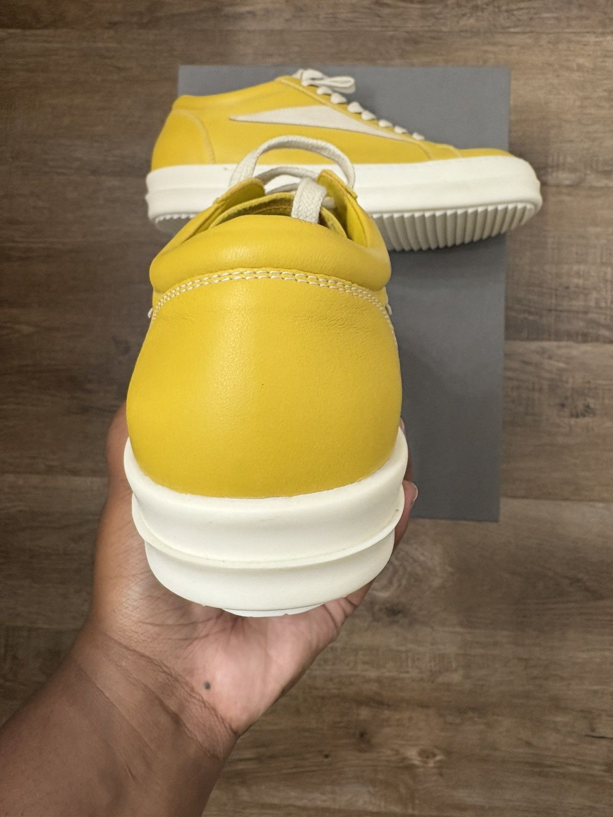Rick Owens **RARE Rick Owens Vintage Sneak Lemon/Milk/Milk Size US 7 / EU 40 - 15 Thumbnail