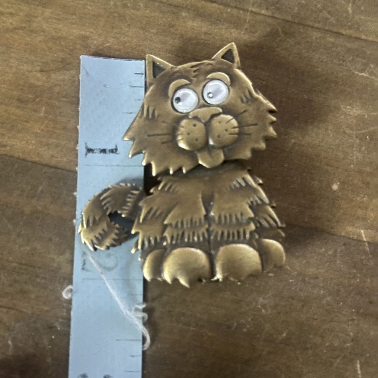 Other × Vintage Vintage Jonette Jewelry articulated googly eyed cat brooch Size ONE SIZE - 2 Thumbnail