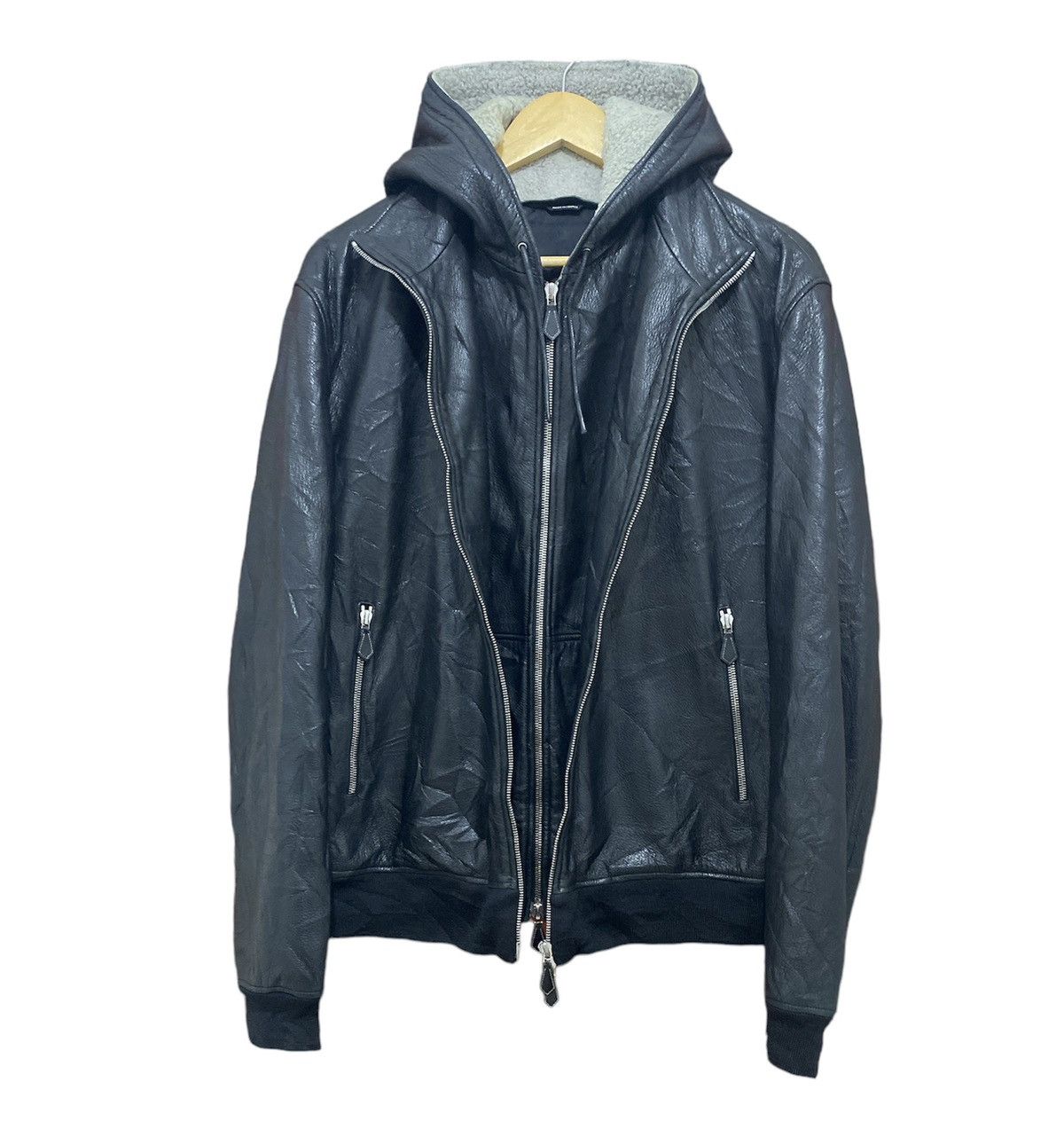 Hermes Offer Hermes Bomber Jacket Leather Lambskin Size US L / EU 52-54 / 3 - 3 Thumbnail