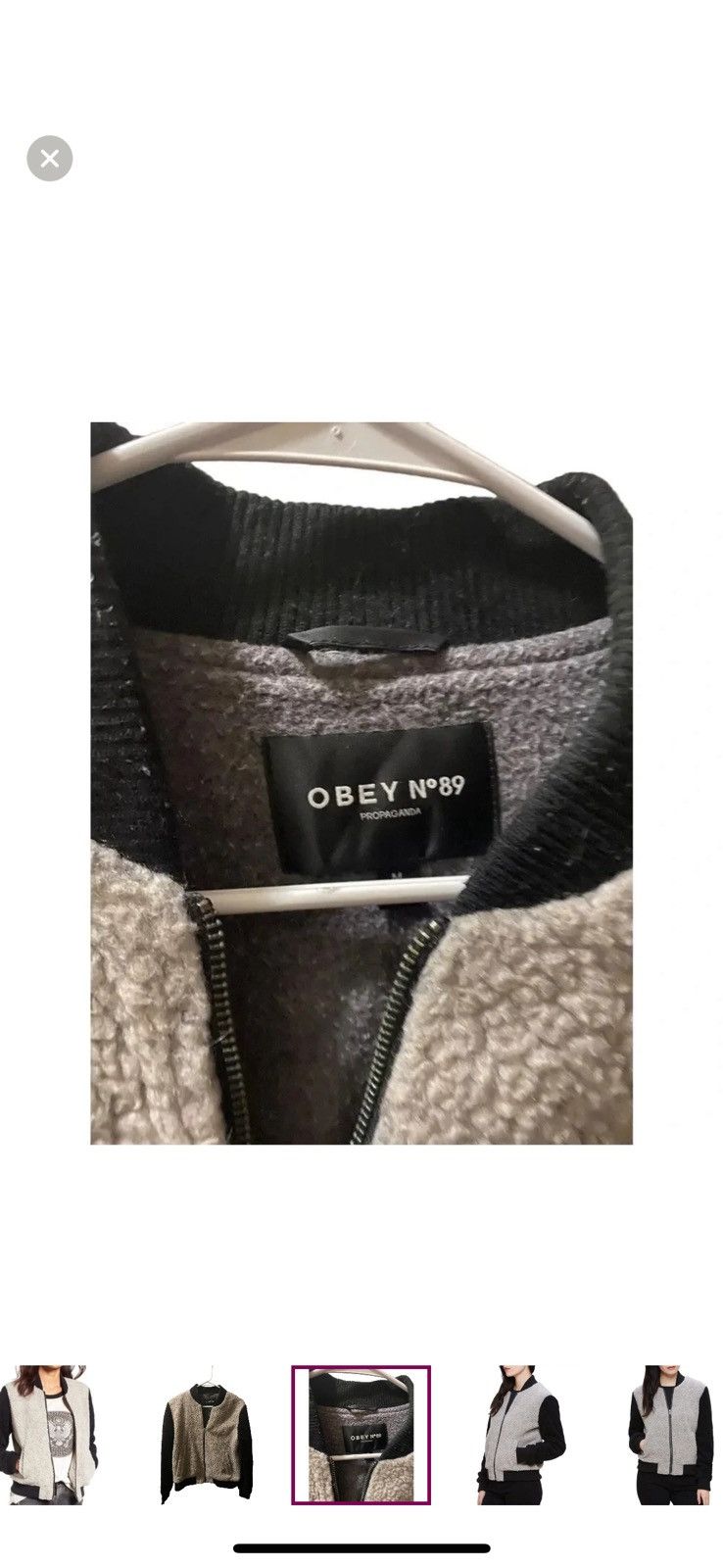 Obey Obey Sherpa/fleece bomber Size S / US 4 / IT 40 - 2 Thumbnail