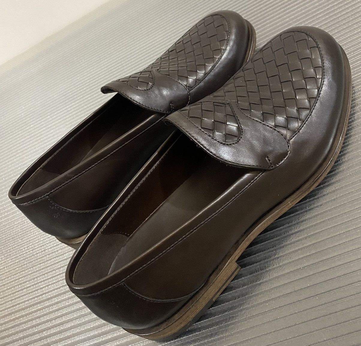 Bottega Veneta Bottega Veneta 🇮🇹 x Tomas Maier Intrecciato Calf Loafer 9 NEW Size US 9 / EU 42 - 9 Thumbnail