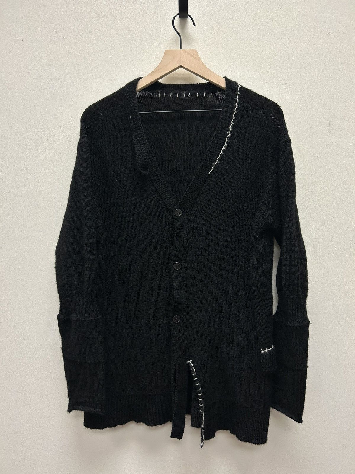 Yohji Yamamoto Frankenstein Stitch Reconstructed Cardigan Size US M / EU 48-50 / 2 - 1 Thumbnail