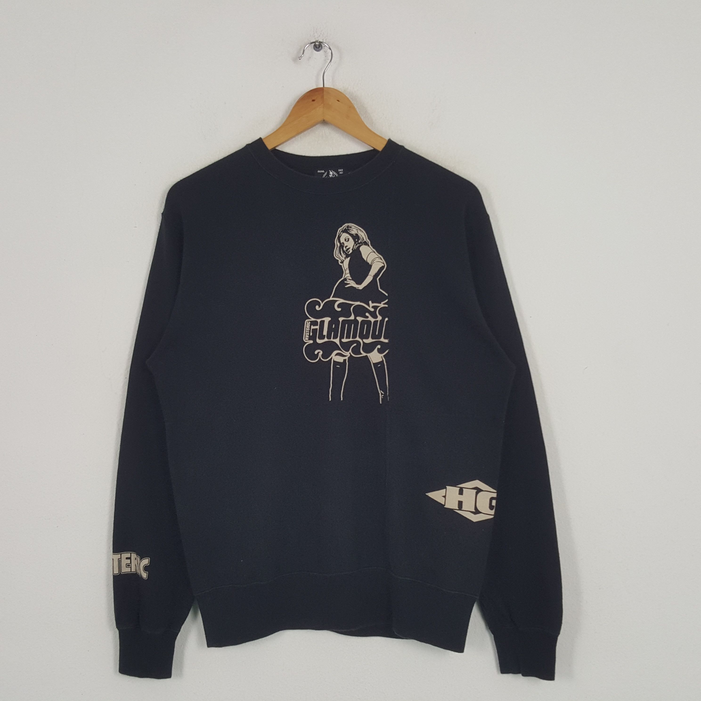 Hysteric Glamour × Japanese Brand × Vintage Vintage Hysteric Glamour Rock Japanese Brand Sweatshirt Size US S / EU 44-46 / 1 - 1 Thumbnail