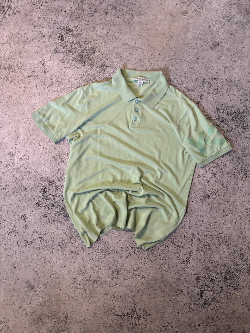 Yohji Yamamoto Y-3 Yohji Yamamoto x Adidas Men's Polo Size M Green Size US M / EU 48-50 / 2 - 2 Thumbnail