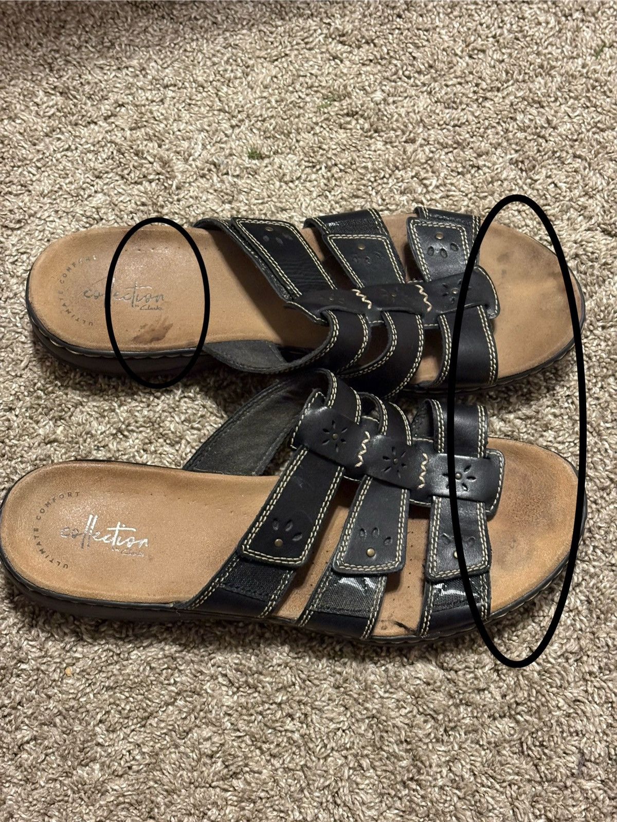 Clarks (Clarks) Leisa Spring Sandals: Size 11M(Wom) or 9.5(Men) Size US 11 / IT 41 - 5 Thumbnail