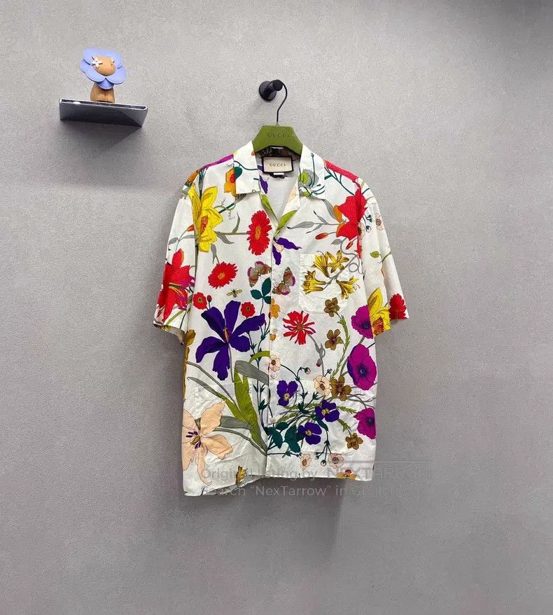 Gucci Gucci Floral series white shirt Size US S / EU 44-46 / 1 - 3 Thumbnail