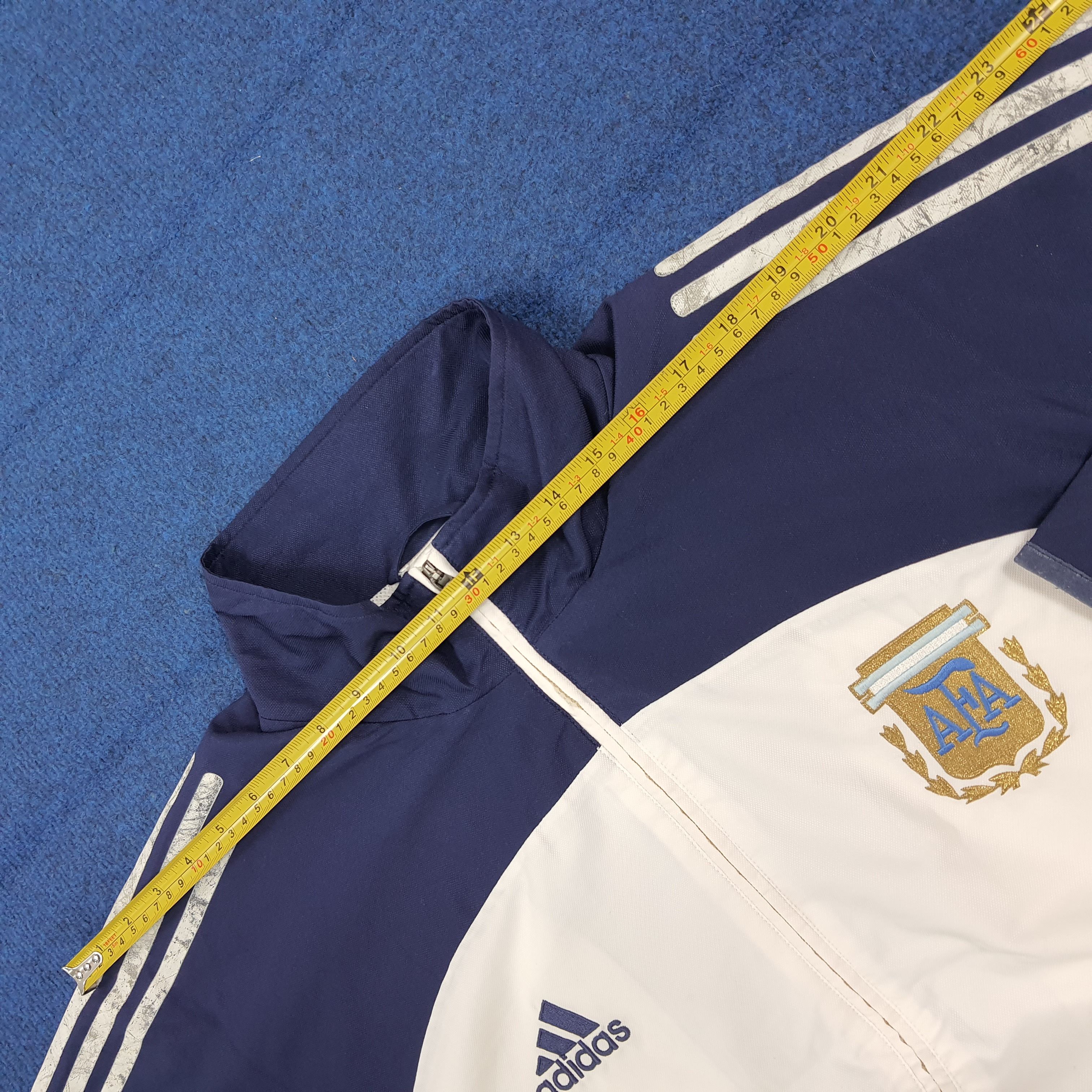 Adidas Vintage 2002 Argentina AFA Adidas Training Jacket C306N3 Size US XL / EU 56 / 4 - 14 Thumbnail