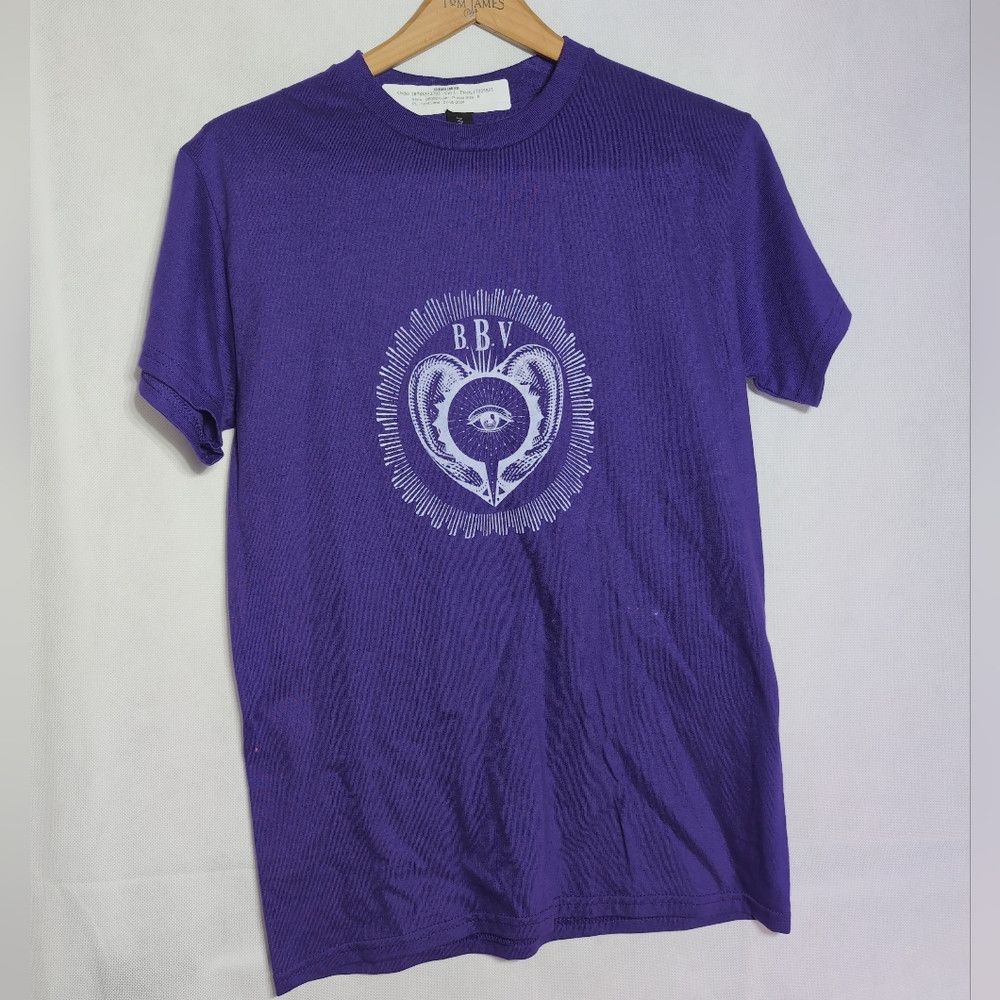 Gildan Gildan Bon Bon Vivant S Third Ear Purple Graphic T-Shirt Size US S / EU 44-46 / 1 - 2 Thumbnail