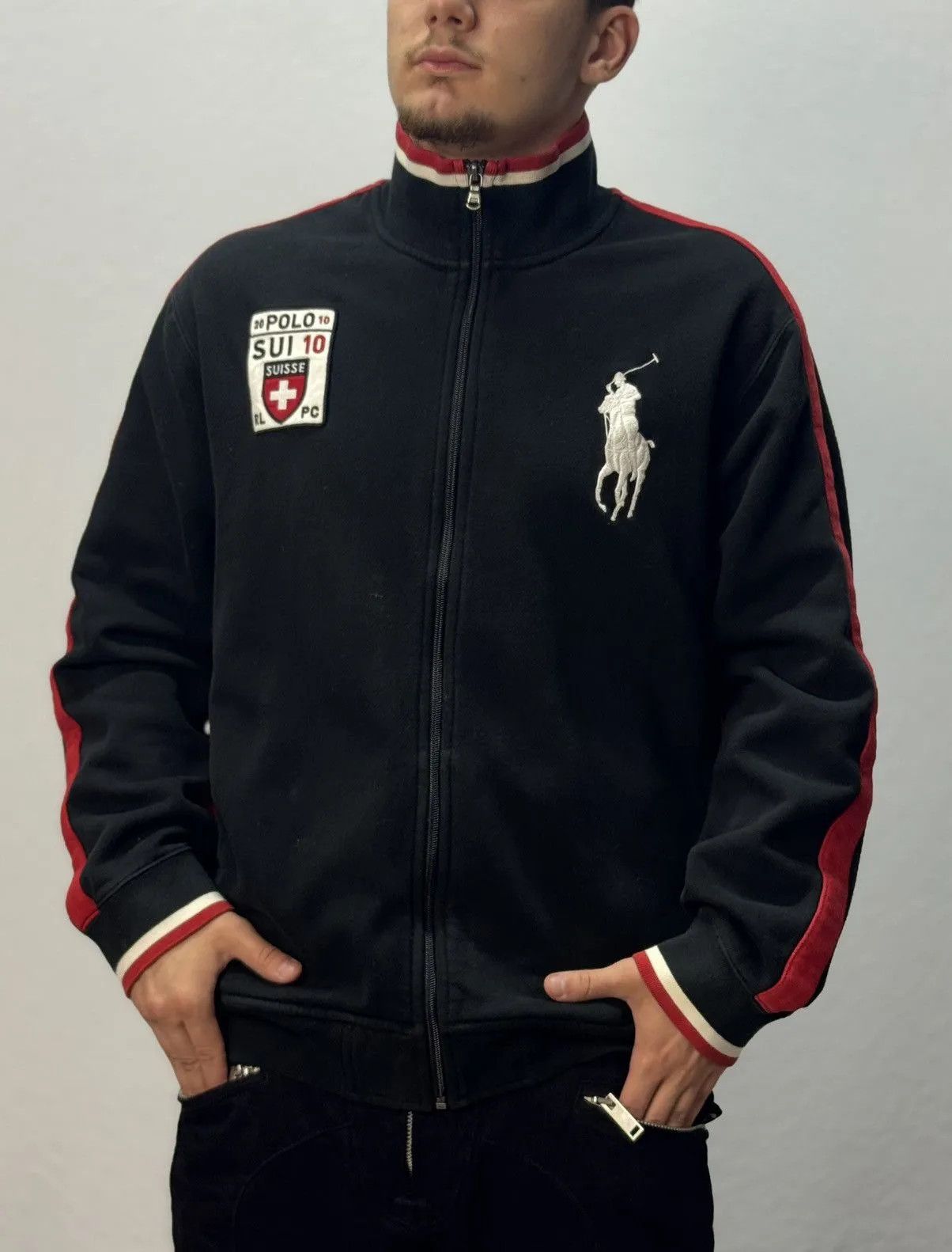 Polo Ralph Lauren Vintage Polo Ralph Lauren Suisse Sui Tracksuit Jacket Y2k Size US XL / EU 56 / 4 - 5 Thumbnail