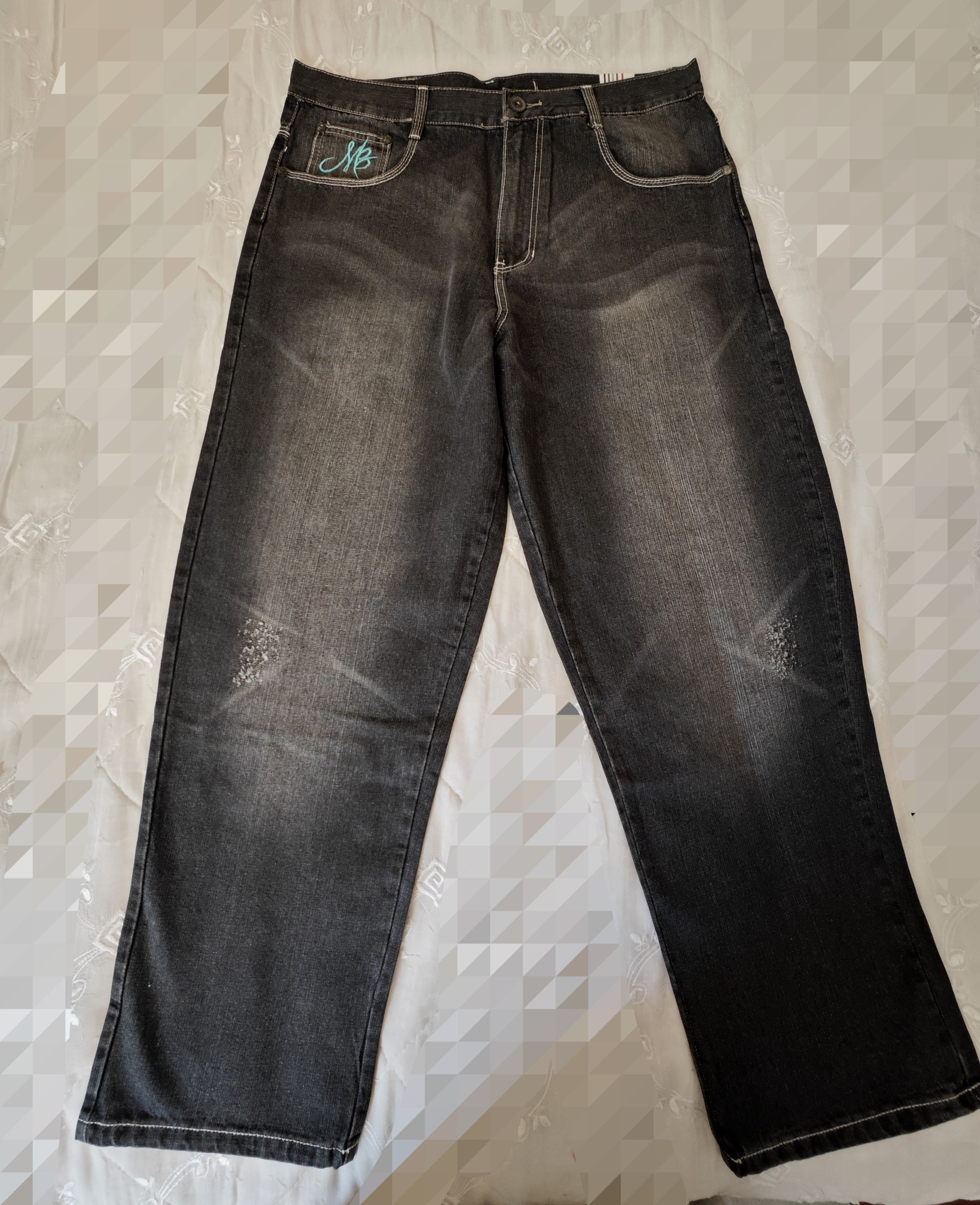 Makaveli Rare original Makaveli branded jeans,, new, ,hip-hop,Y2K. Size US 38 / EU 54 - 5 Thumbnail