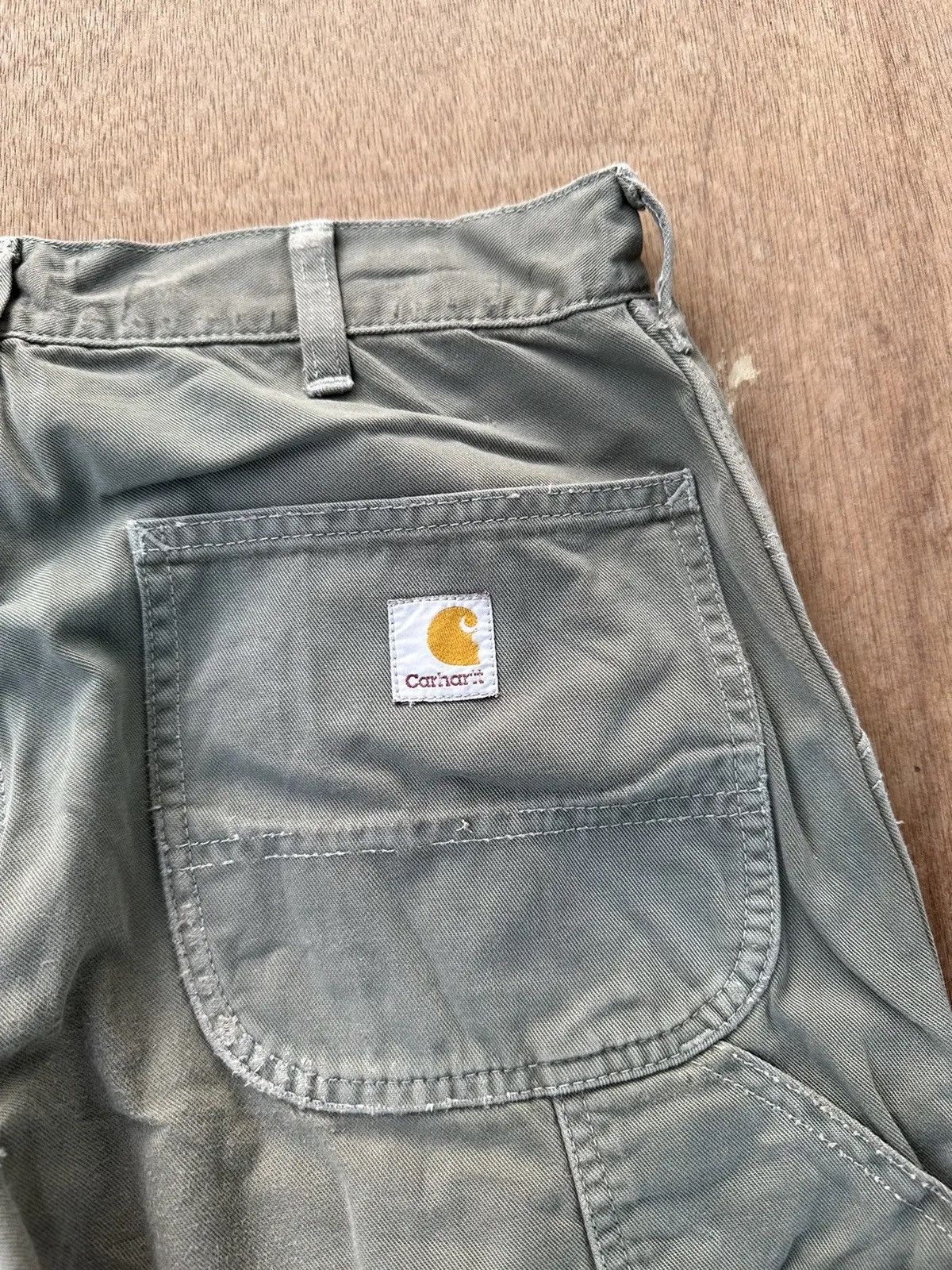 Carhartt RUSTY VINTAGE CARHARTT WORK WEAR FADED BAGGY CARPENTER PANTS Size US 29 - 15 Thumbnail