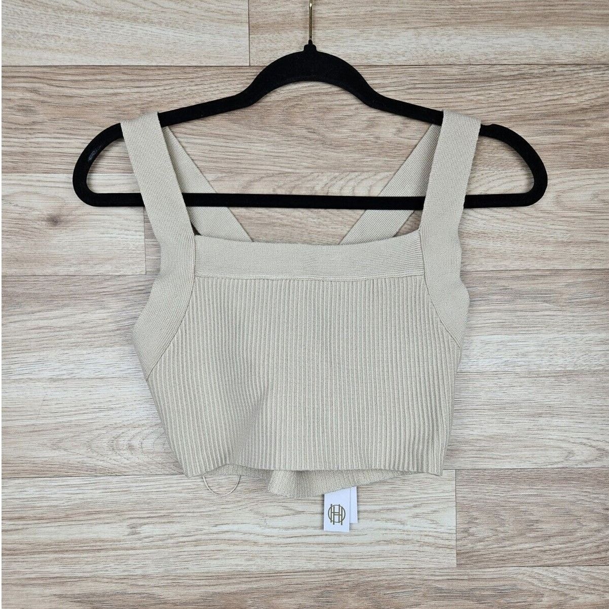 House of Harlow House of Harlow 1960 Luxe Essentials Beige Crop Tank Small Size S / US 4 / IT 40 - 1 Thumbnail