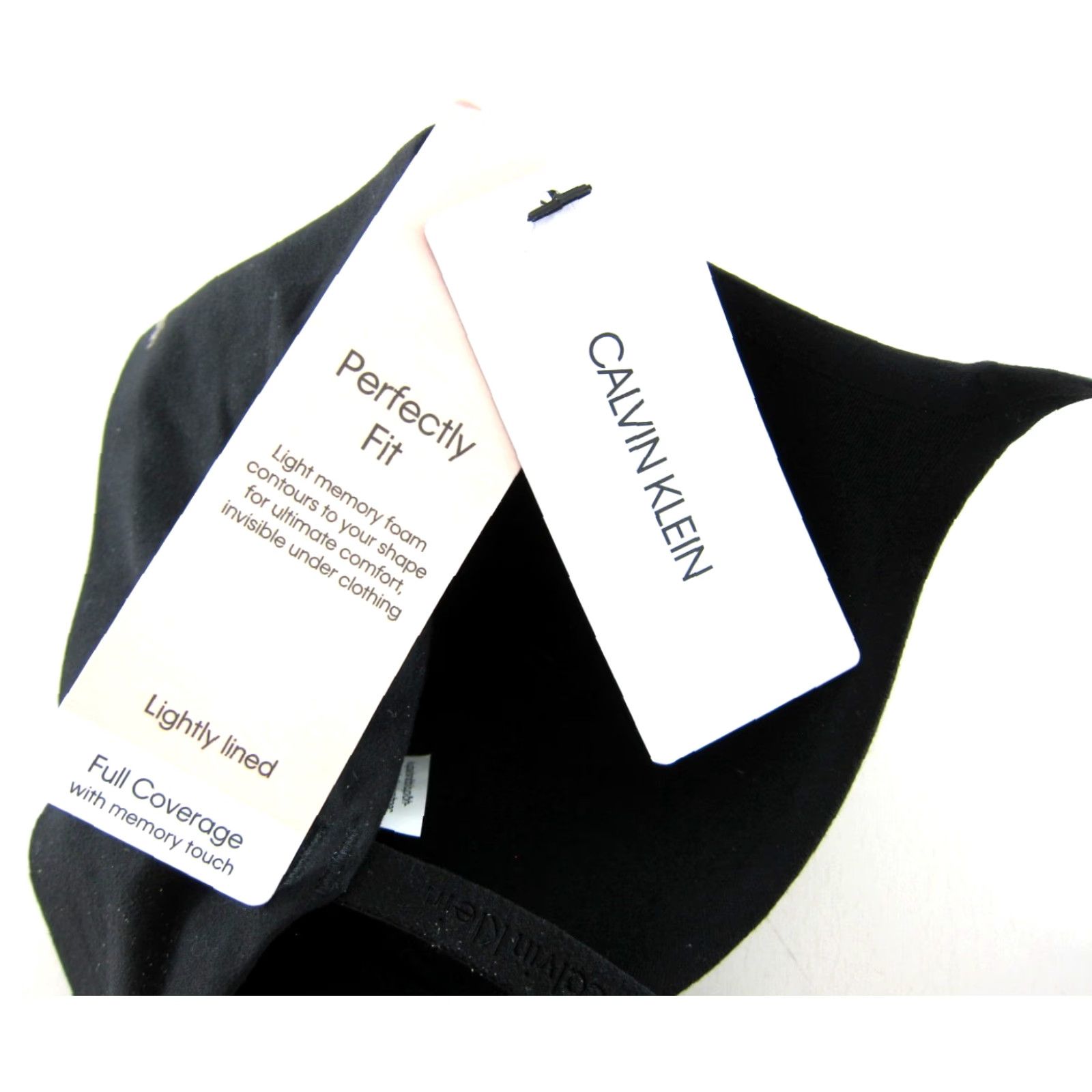 Calvin Klein Calvin Klein Bra 32B Black Perfectly Fit Lightly Lined Full Coverage Underwire Size ONE SIZE - 4 Thumbnail
