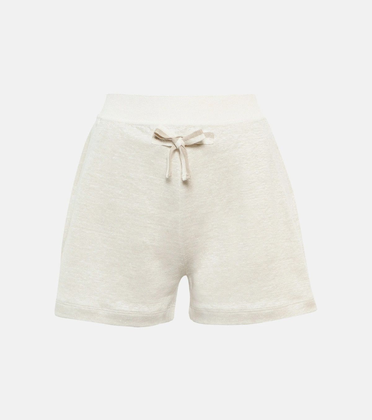 Loro Piana o1srvl11e0924 Princeton Linen Shorts in Off White Size 27" / US 4 / IT 40 - 1 Thumbnail